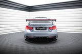 Carbon Spoiler With External Brackets Uprights + LED suitable for BMW 4 F32 / 4 F32 M-Pack Coupe