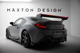 Carbon Spoiler With External Brackets Uprights + LED suitable for Toyota GR86 / Subaru BRZ Mk2