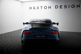 Carbon Spoiler With External Brackets Uprights + LED suitable for Toyota Supra Mk5