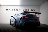 Carbon Spoiler With External Brackets Uprights + LED suitable for Toyota Supra Mk5