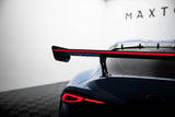 Carbon Spoiler With External Brackets Uprights + LED suitable for Toyota Supra Mk5