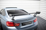 Carbon Spoiler With External Brackets Uprights suitable for BMW 4 F32 / 4 F32 M-Pack Coupe