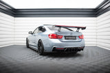 Carbon Spoiler With Internal Brackets Uprights + LED suitable for BMW 4 F32 / 4 F32 M-Pack Coupe