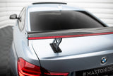 Carbon Spoiler With Internal Brackets Uprights + LED suitable for BMW 4 F32 / 4 F32 M-Pack Coupe