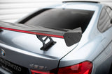 Carbon Spoiler With Internal Brackets Uprights + LED suitable for BMW 4 F32 / 4 F32 M-Pack Coupe