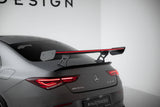 Carbon Spoiler With Internal Brackets Uprights + LED suitable for Mercedes-Benz CLA Coupe C118 / C118 Facelift