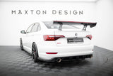 Carbon Spoiler With Internal Brackets Uprights + LED suitable for Volkswagen Jetta GLI Mk7