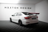 Carbon Spoiler With Internal Brackets Uprights + LED suitable for Volkswagen Jetta GLI Mk7