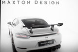 Carbon Spoiler With Internal Brackets Uprights V.1 suitable for Porsche 718 Cayman 982c