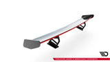 Carbon Spoiler With Internal Brackets Uprights V.2 + LED suitable for Porsche 718 Cayman 982c
