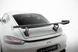 Carbon Spoiler With Internal Brackets Uprights V.2 suitable for Porsche 718 Cayman 982c