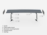 Carbon Spoiler With Internal Brackets Uprights suitable for Chevrolet Camaro SS Mk6 Facelift