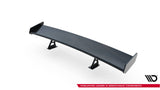 Carbon Spoiler With Internal Brackets Uprights suitable for Volkswagen Jetta GLI Mk7