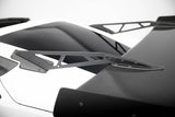 Carbon Spoiler With Upper Swan Mounting + LED suitable for Chevrolet Corvette Stingray / Grand Sport C7