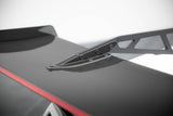Carbon Spoiler With Upper Swan Mounting + LED suitable for Chevrolet Corvette Stingray / Grand Sport C7