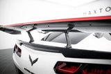 Carbon Spoiler With Upper Swan Mounting + LED suitable for Chevrolet Corvette Stingray / Grand Sport C7