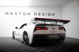 Carbon Spoiler With Upper Swan Mounting + LED suitable for Chevrolet Corvette Stingray / Grand Sport C7