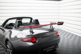 Carbon Spoiler With Upper Swan Mounting + LED suitable for Mazda MX-5 ND (Mk4)