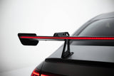 Carbon Spoiler With Upper Swan Mounting + LED suitable for Mercedes-Benz CLA Coupe C118 / C118 Facelift