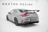 Carbon Spoiler With Upper Swan Mounting + LED suitable for Mercedes-Benz CLA Coupe C118 / C118 Facelift
