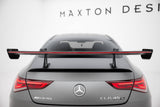 Carbon Spoiler With Upper Swan Mounting + LED suitable for Mercedes-Benz CLA Coupe C118 / C118 Facelift