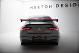 Carbon Spoiler With Upper Swan Mounting + LED suitable for Mercedes-Benz CLA Coupe C118 / C118 Facelift