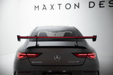 Carbon Spoiler With Upper Swan Mounting + LED suitable for Mercedes-Benz CLA Coupe C118 / C118 Facelift