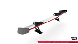 Carbon Spoiler With Upper Swan Mounting V.1 + LED suitable for Porsche 718 Cayman 982c