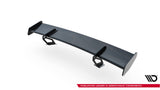 Carbon Spoiler With Upper Swan Mounting V.2 + LED suitable for Porsche 718 Cayman 982c
