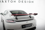 Carbon Spoiler With Upper Swan Mounting V.2 + LED suitable for Porsche 718 Cayman 982c