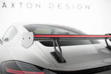Carbon Spoiler With Upper Swan Mounting V.2 + LED suitable for Porsche 718 Cayman 982c