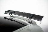 Carbon Spoiler With Upper Swan Mounting V.2 + LED suitable for Porsche 718 Cayman 982c