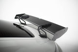 Carbon Spoiler With Upper Swan Mounting V.2 + LED suitable for Porsche 718 Cayman 982c