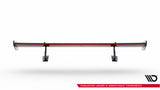 Carbon Spoiler With Upper Swan Mounting V.2 + LED suitable for Porsche 718 Cayman 982c