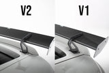 Carbon Spoiler With Upper Swan Mounting V.2 suitable for Porsche 718 Cayman 982c