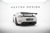 Carbon Spoiler With Upper Swan Mounting V.2 suitable for Porsche 718 Cayman 982c