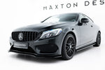 FRONTSPLITTER V.1 MERCEDES-BENZ C-KLASSE W205 COUPE AMG-LINE MAXTON DESIGN