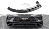 Front Splitter V.1 Cupra Ateca Maxton Design Gloss Black