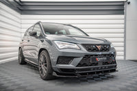 Front Splitter V.1 Cupra Ateca Maxton Design Gloss Black