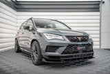 Front Splitter V.1 Cupra Ateca Maxton Design Gloss Black