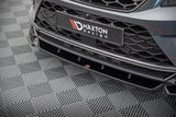 Front Splitter V.1 Cupra Ateca Maxton Design Gloss Black