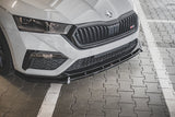Front Splitter V.1 Skoda Octavia RS Mk4 Maxton Design