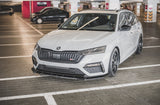 Front Splitter V.1 Skoda Octavia RS Mk4 Maxton Design