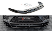 Front Splitter V.2 Cupra Ateca Maxton Design Gloss Black