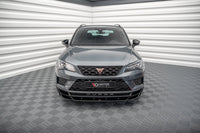 Front Splitter V.2 Cupra Ateca Maxton Design Gloss Black