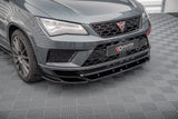 Front Splitter V.2 Cupra Ateca Maxton Design Gloss Black