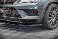 Front Splitter V.2 Cupra Ateca Maxton Design Gloss Black
