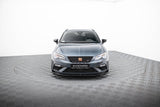 Front Splitter V.5 suitable for Seat Leon Cupra / FR Mk3 Facelift