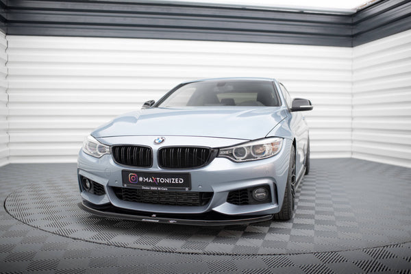 HYBRID FRONT SPLITTER for BMW 4 F32 M-PACK (GTS-look) Maxton Design