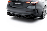 Rear Splitter (with vertical bars) Mercedes-AMG C63 Sedan / Estate W206 / S206